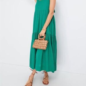 Tuckernuck Exclusive Emerald Green Rio Maxi Dress size Small